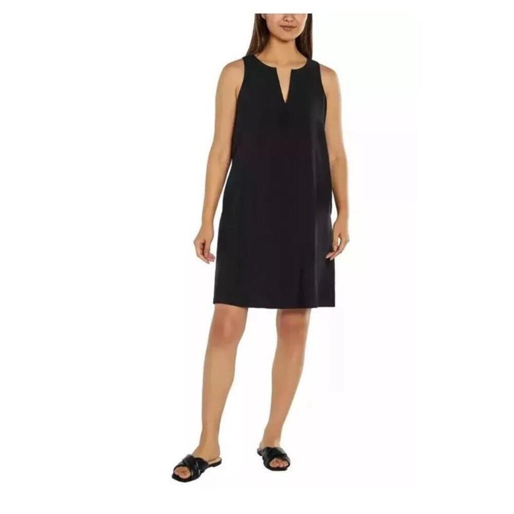 Banana Republic Ladies' Satin Sleeveless Dress, Black, Small AJ9 AL